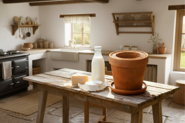 manter a temperatura correta em uma geladeira de barro